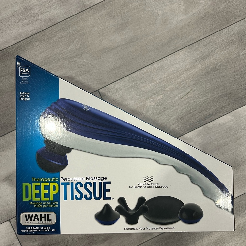 WAHL Deep Tissue,‎ Therapeutic Percussion Massage Model 4290-500 NIB